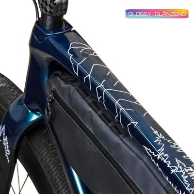 Unleazhed unscratch - frame protection film gravelbike bpg01 forest white