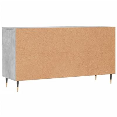 VidaXL Schoenenbank 102x35x55 cm bewerkt hout betongrijs VidaXL Schoenenbank 102x35x55 cm bewerkt hout betongrijs