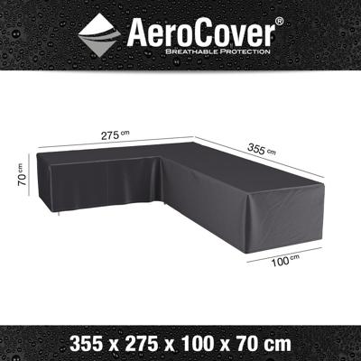 Platinum AeroCover | Loungesethoes 355 x 275 x 100 x 70(h) | L-vorm Links Platinum AeroCover | Loungesethoes 355 x 275 x 100 x 70(h) | L-vorm Links