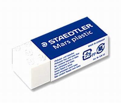 Staedtler gum Mars Plastic, mini, wit