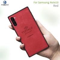 PINWUYO schokbestendige waterdichte volledige dekking PC + TPU + huid beschermende case voor Galaxy Note10 (rood) - thumbnail