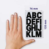 Avery AV-3784 Letteretiket 2 Vel Watervast Zwart 10 Setjes met 2 Vel - thumbnail