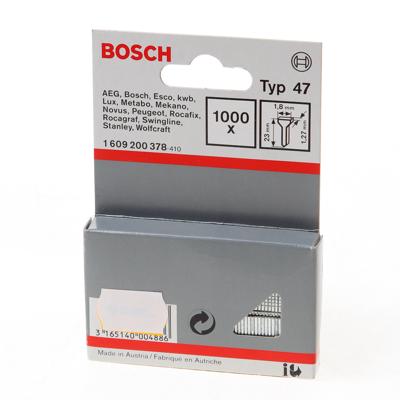 Bosch Accessories Tackerspijkers type 47, 1,8 x 1,27 x 23 mm 1000 stuk(s) 1609200378 Afm. (l x b) 23 mm x 1.8 mm
