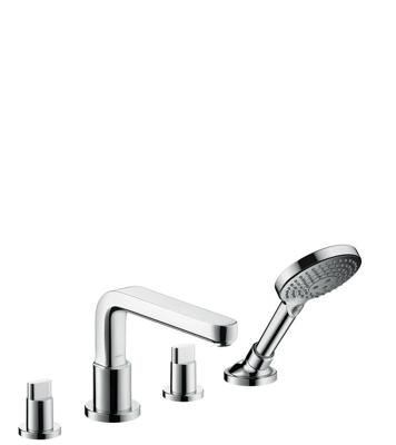 Hansgrohe metris s afbouwdeel v. 4-gats inbouwbadrandkraan m lange uitloop, chroom Hansgrohe metris s afbouwdeel v. 4-gats inbouwbadrandkraan m lange uitloop, chroom