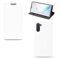 Samsung Galaxy Note 10 Hoesje Wit met Pashouder - thumbnail