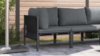 Buitenmeubelsets met kussen met kussen Antraciet - thumbnail