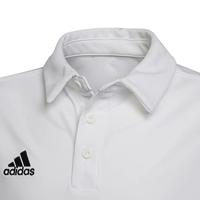 adidas Entrada 22 Polo Kids Wit Zwart - thumbnail