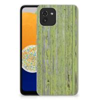 Samsung Galaxy A03 | Bumper Hoesje | Green Wood - thumbnail