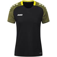 JAKO 6122D T-Shirt Performance Dames - Zwart/Zachtgeel - 42 - thumbnail