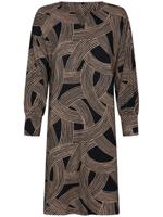 Zwart nachthemd speelse strepen - thumbnail