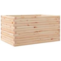 VidaXL Plantenbak 90x60x45,5 cm massief grenenhout - thumbnail