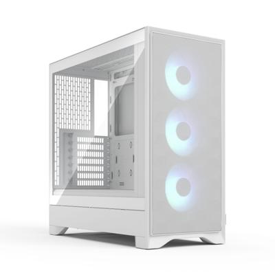 PC-behuizing - FRACTAL DESIGN - FD-C-POA2A-04 - Pop 2 Air TG RGB - ATX-vormfactor - 3 ventilatoren met geprofileerde bladen - Wit