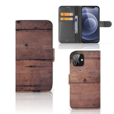 iPhone 12 | 12 Pro (6.1") | Book Style Case | Old Wood iPhone 12 | 12 Pro (6.1") | Book Style Case | Old Wood