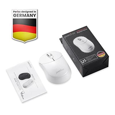 Perixx PERIMICE-802 W Muis Bluetooth Optisch Wit 3 Toetsen 1000 dpi