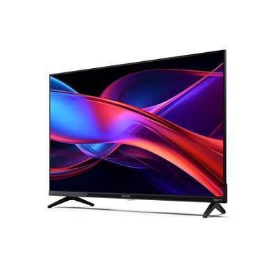SHARP 32GD2225E - 32 inch televisie (81 cm) HD Ready Roku TV - Multimedia Streaming LED Smart TV zonder frame (HDR10, AV1-Codec, 3 HDMI, Receiver, WLAN) - Netflix, Prime, Disney+, Apple TV
