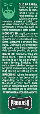 Baard Olie Proraso Beard Oil Refresh 30 ml Verfrissend