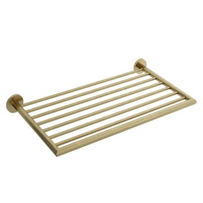 Hotbath Cobber handdoekrek 6 x 57 x 31,2 cm, geborsteld messing