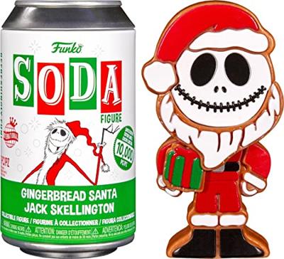 Disney The Nightmare Before Christmas Funko Vinyl Soda: Jack Skellington Gingerbread Santa