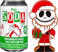 Disney The Nightmare Before Christmas Funko Vinyl Soda: Jack Skellington Gingerbread Santa - thumbnail