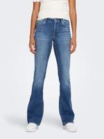 Only Onlblush Life Mid Flared Bb Rea1319 Flare Medium Blue Denim - thumbnail