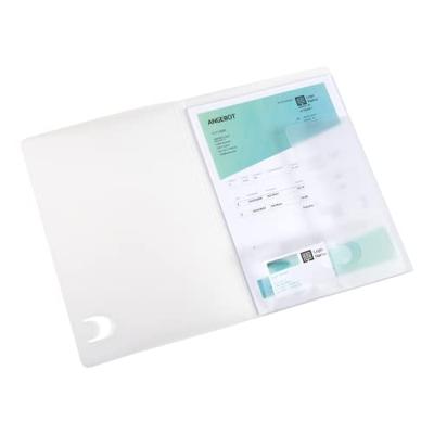 Offertemap Oxford A4 met insteektas 2 kleppen 0,5mm PP transparant | 10 stuks