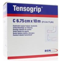 Tensogrip Elastisch buisverband 10m x 6.75cm huidskleur 1 Stuks - thumbnail