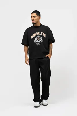 Equalité Dani Boxy T-Shirt Heren Zwart - Maat S - Kleur: Zwart | Soccerfanshop