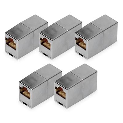 Digitus DN-93901-5 5e, klasse D, RJ45 modulaire koppeling - 5 stuks. DN-93901-5 RJ45, behuizing (koppeling) Aantal polen (sensoren) 8 Zilver 5 stuk(s)