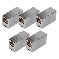 Digitus DN-93901-5 5e, klasse D, RJ45 modulaire koppeling - 5 stuks. DN-93901-5 RJ45, behuizing (koppeling) Aantal polen (sensoren) 8 Zilver 5 stuk(s) - thumbnail