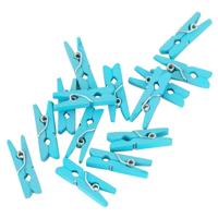 Miniknijpers zakje a 24 stuks blauw - thumbnail