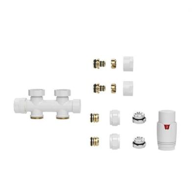 Set Thermostatisch Onderblok Riko Elay Recht Glans Wit Riko Set Thermostatisch Onderblok Riko Elay Recht Glans Wit Riko