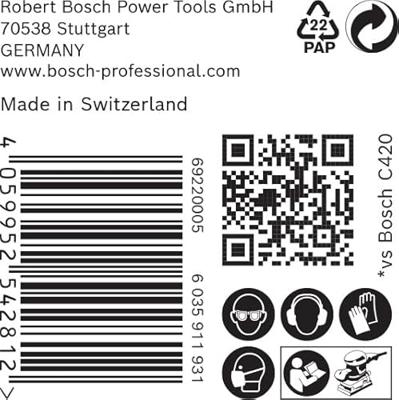 Bosch Accessories EXPERT C470 2608900943 Oscillerend schuurpapier Geperforeerd Korrelgrootte (num) 60 (l x b) 230 mm x 115 mm 50 stuk(s) Bosch Accessories EXPERT C470 2608900943 Oscillerend schuurpapier Geperforeerd Korrelgrootte (num) 60 (l x b) 230 mm x 115 mm 50 stuk(s)