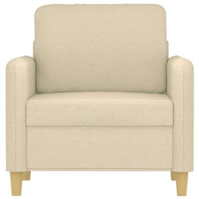Fauteuil 60 cm stof crmekleurig Fauteuil 60 cm stof crmekleurig