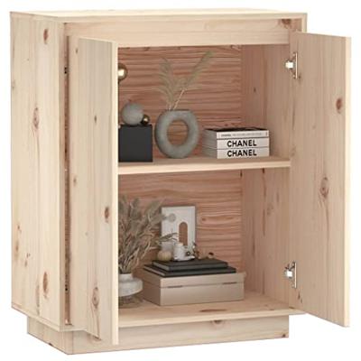 Dressoir 60x34x75 cm massief grenenhout