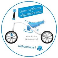 Chillafish Quadie loopfiets - Blauw - thumbnail