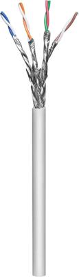 Intellinet 705035 Installatiekabel CAT 6A S/FTP 4 x 2 x 0.56 mm Grijs 305 m