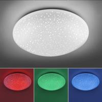 Just Light Instelbare plafonnièreSkyler RGB 38cm met sterren effect - 14242-16 - thumbnail