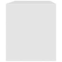 Tv-meubel 67x39x44 cm staal wit - thumbnail