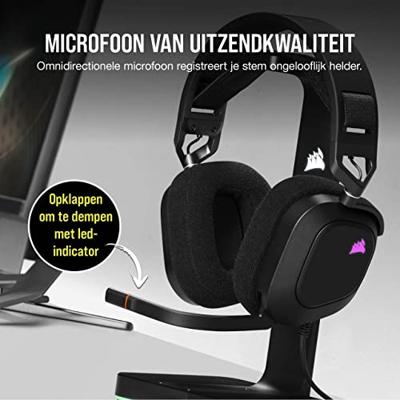 Corsair HS80 RGB USB gaming headset Corsair HS80 RGB USB gaming headset