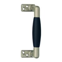 Intersteel Handgreep recht 108mm - nikkel mat/ebbenhout - thumbnail