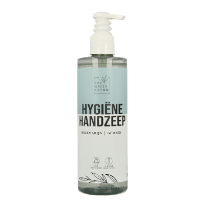 The Green Lab Co Handzeep vloeibaar rozemarijn & gember met pomp 300 Milliliter The Green Lab Co Handzeep vloeibaar rozemarijn & gember met pomp 300 Milliliter