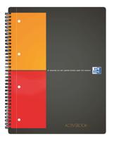 Oxford 100104329 Collegeblok Grijs, Oranje, Rood DIN A4+ Geruit Aantal paginas: 80 - thumbnail
