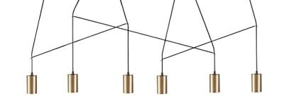 Lyora Zwart gouden hanglampImbria - 7955