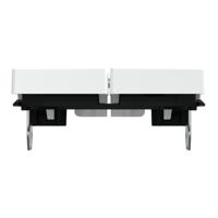 Merten 432525 Wisselschakelaar Afdekking System M Wit 1 stuk(s) - thumbnail