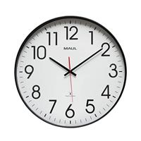 MAULclimb wandklok, radiogestuurd, diameter 47 x 5,5 cm, zwart - thumbnail