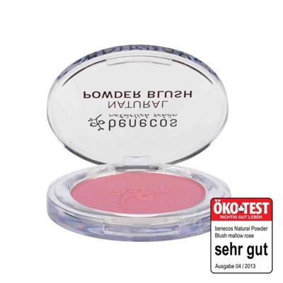 Benecos Natural Powder Blush Mallow Rose