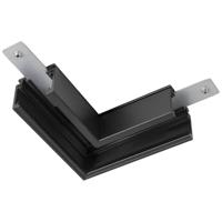 SLV Track 12V-railsysteemcomponenten L-verbinder Zwart 1006575 48V TRACK für Aufbauschiene standard, links - thumbnail