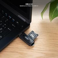 Kaartlezer TooQ TQR-3002B Zwart - thumbnail