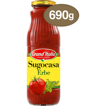 Grand&apos;Italia Sugocasa Erbe met kruiden Pastasaus 690 g bij Jumbo