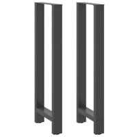 Bartafelpoten 2 st 40x(110-111) cm staal antraciet - thumbnail